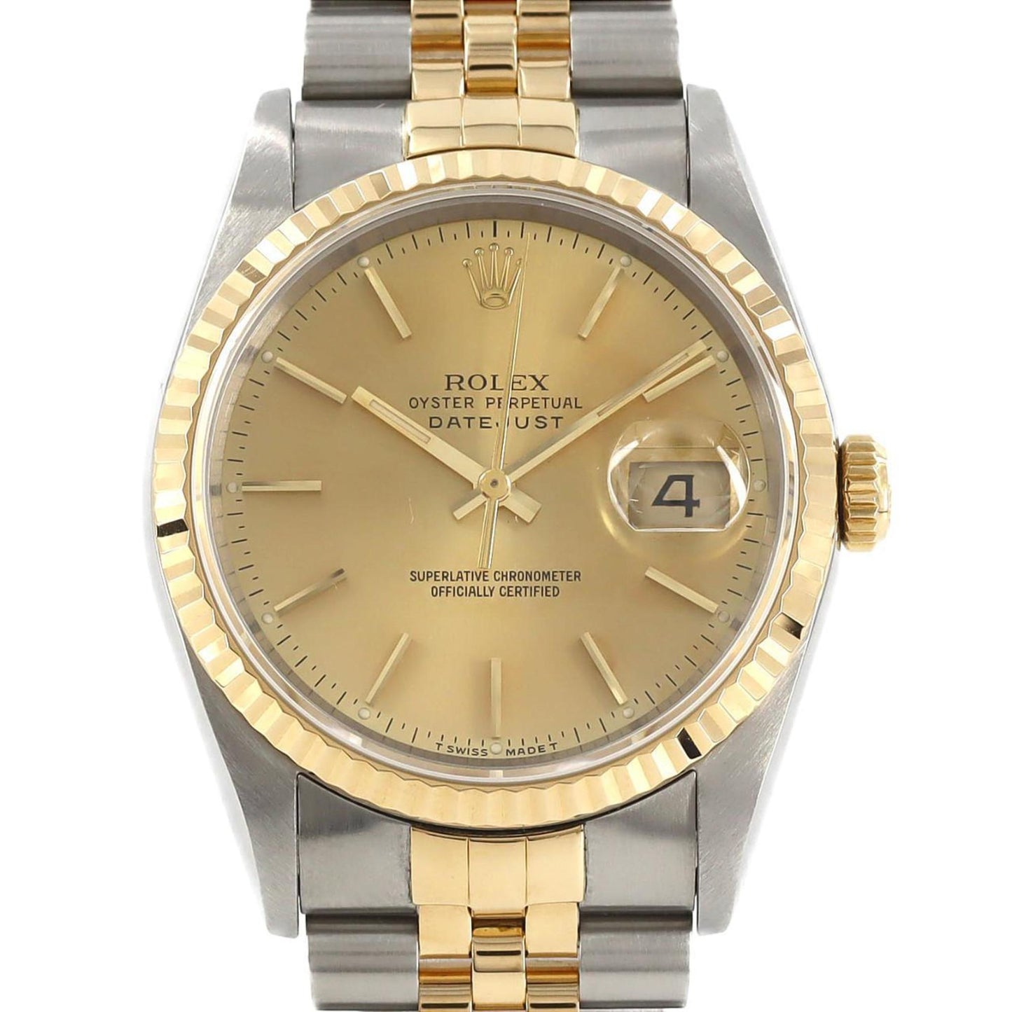 Rolex Gold Gold And Steel Datejust