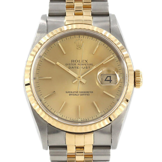 Rolex Gold Gold And Steel Datejust