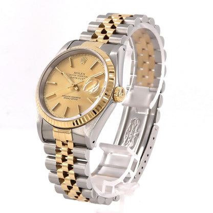 Rolex Gold Gold And Steel Datejust