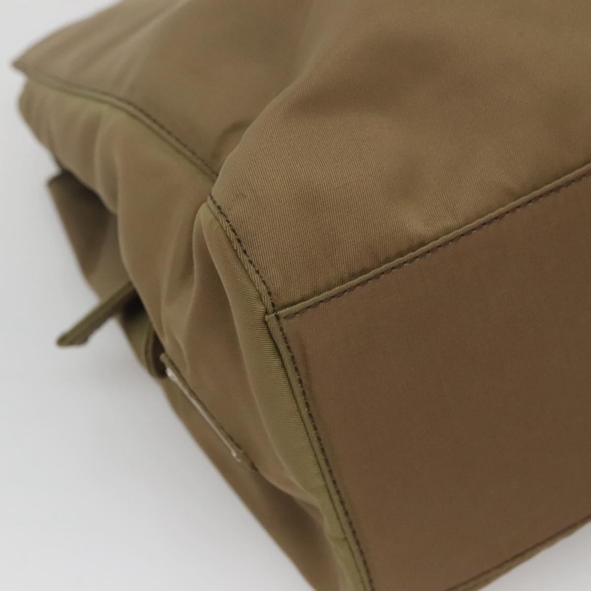 Prada Brown Nylon Tessuto