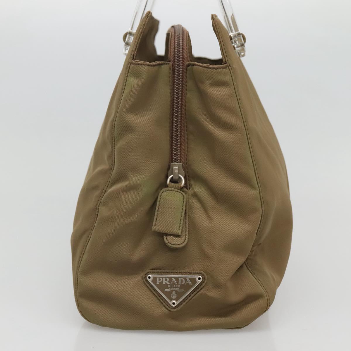 Prada Brown Nylon Tessuto