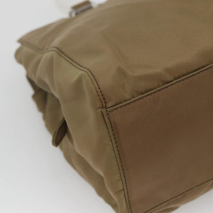 Prada Brown Nylon Tessuto