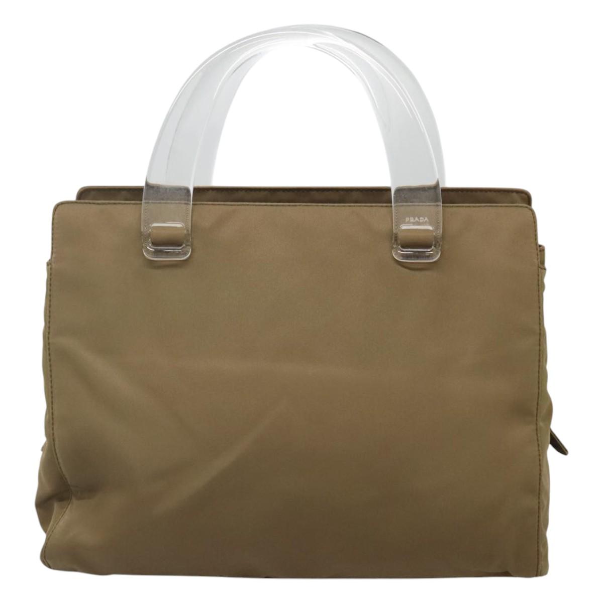 Prada Brown Nylon Tessuto