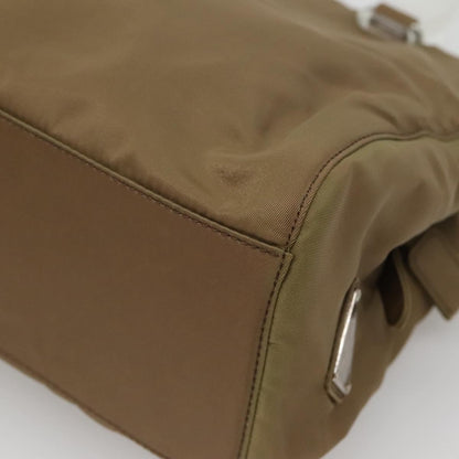 Prada Brown Nylon Tessuto