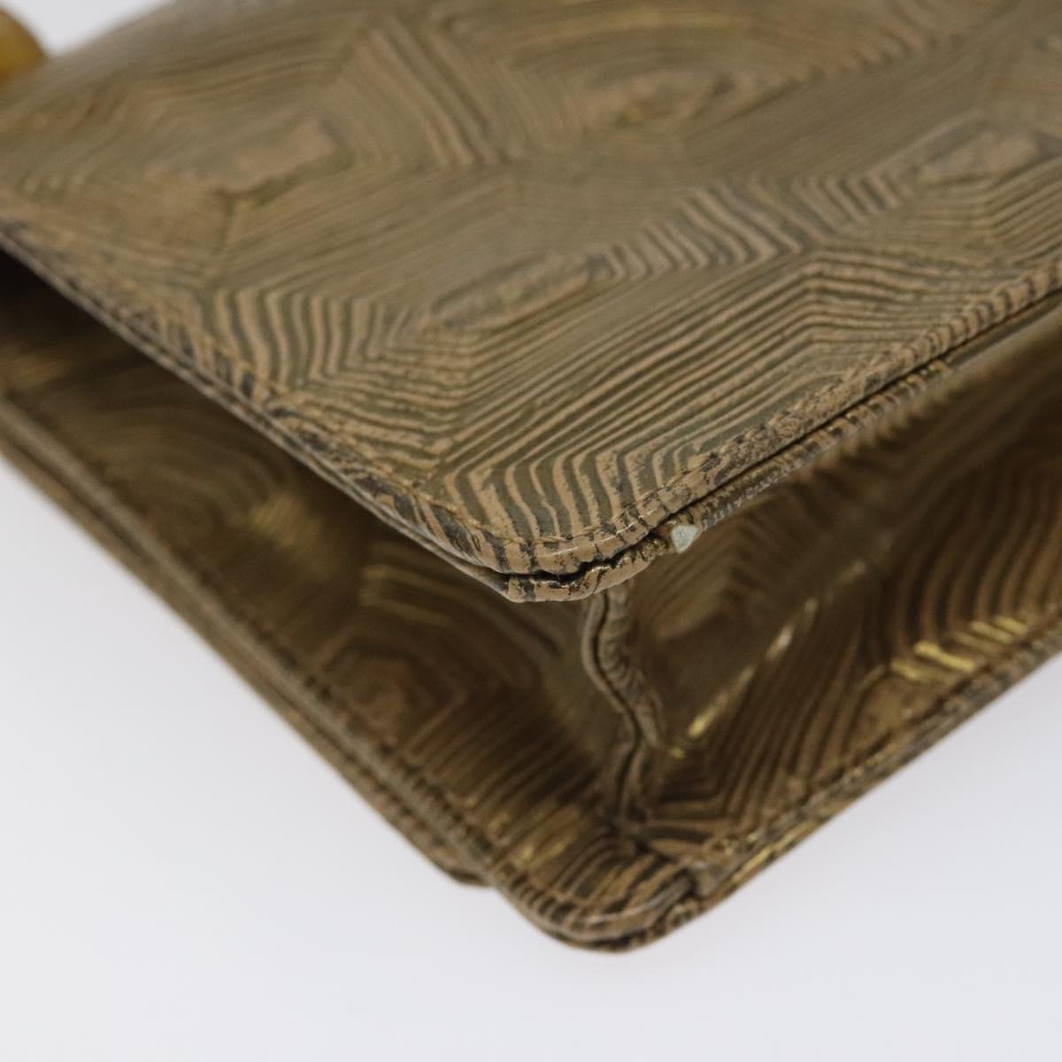 Prada Gold Leather Cleo