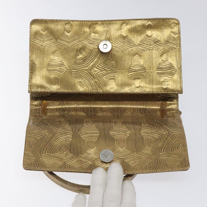 Prada Gold Leather Cleo