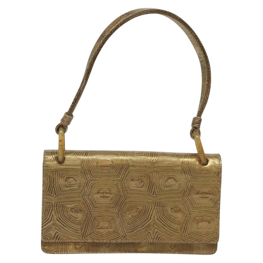 Prada Gold Leather Cleo