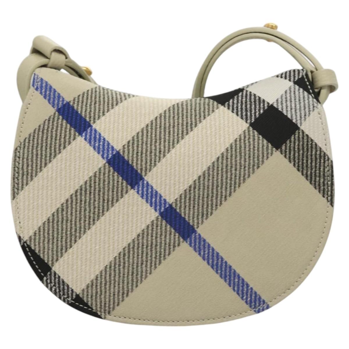 Burberry Gray Canvas Shoulder