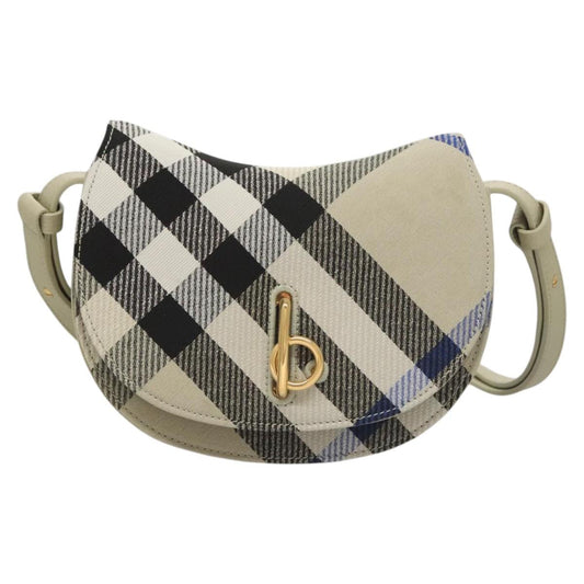 Burberry Gray Canvas Shoulder