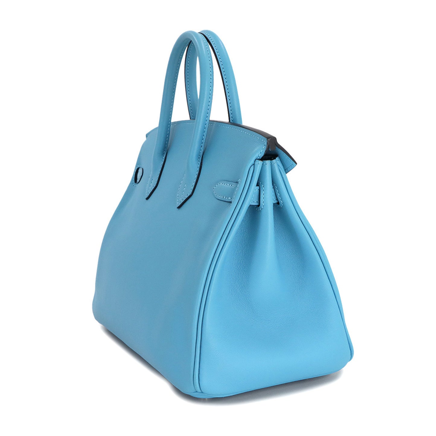 Hermès Blue Leather Birkin 25
