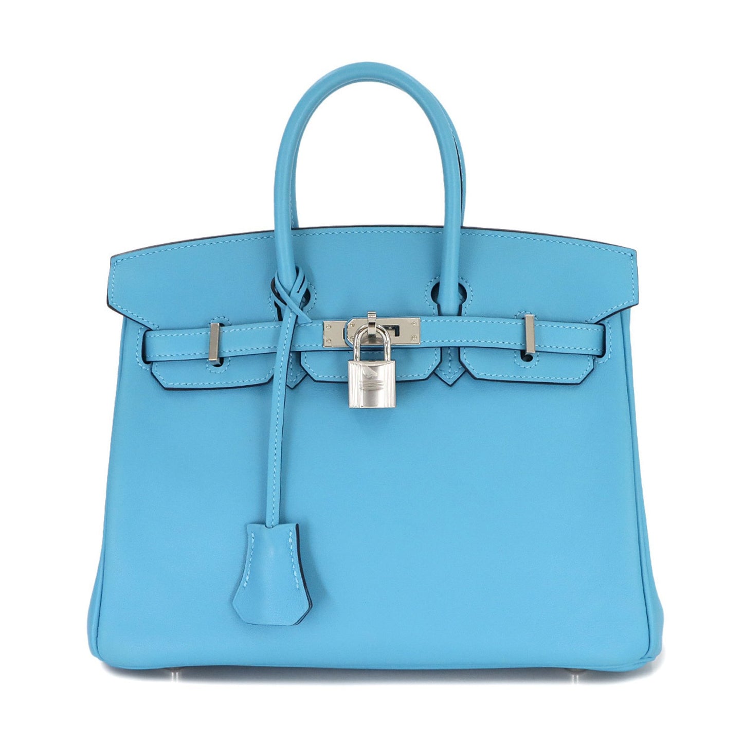 Hermès Blue Leather Birkin 25
