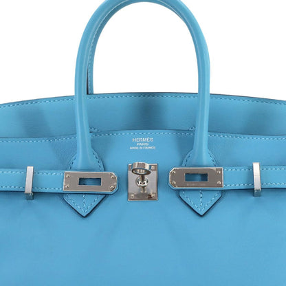Hermès Blue Leather Birkin 25