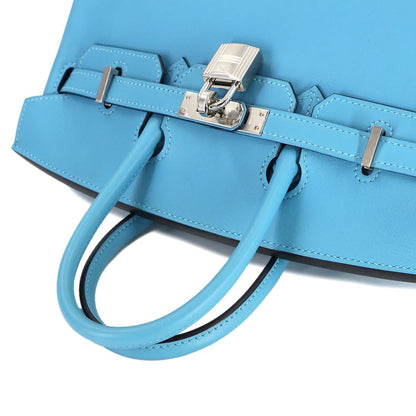 Hermès Blue Leather Birkin 25