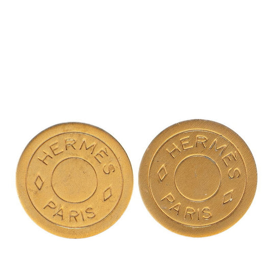 Hermès Gold Gold Plated Clou De Selle