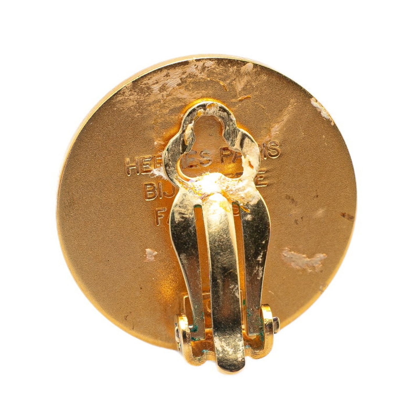 Hermès Gold Gold Plated Clou De Selle