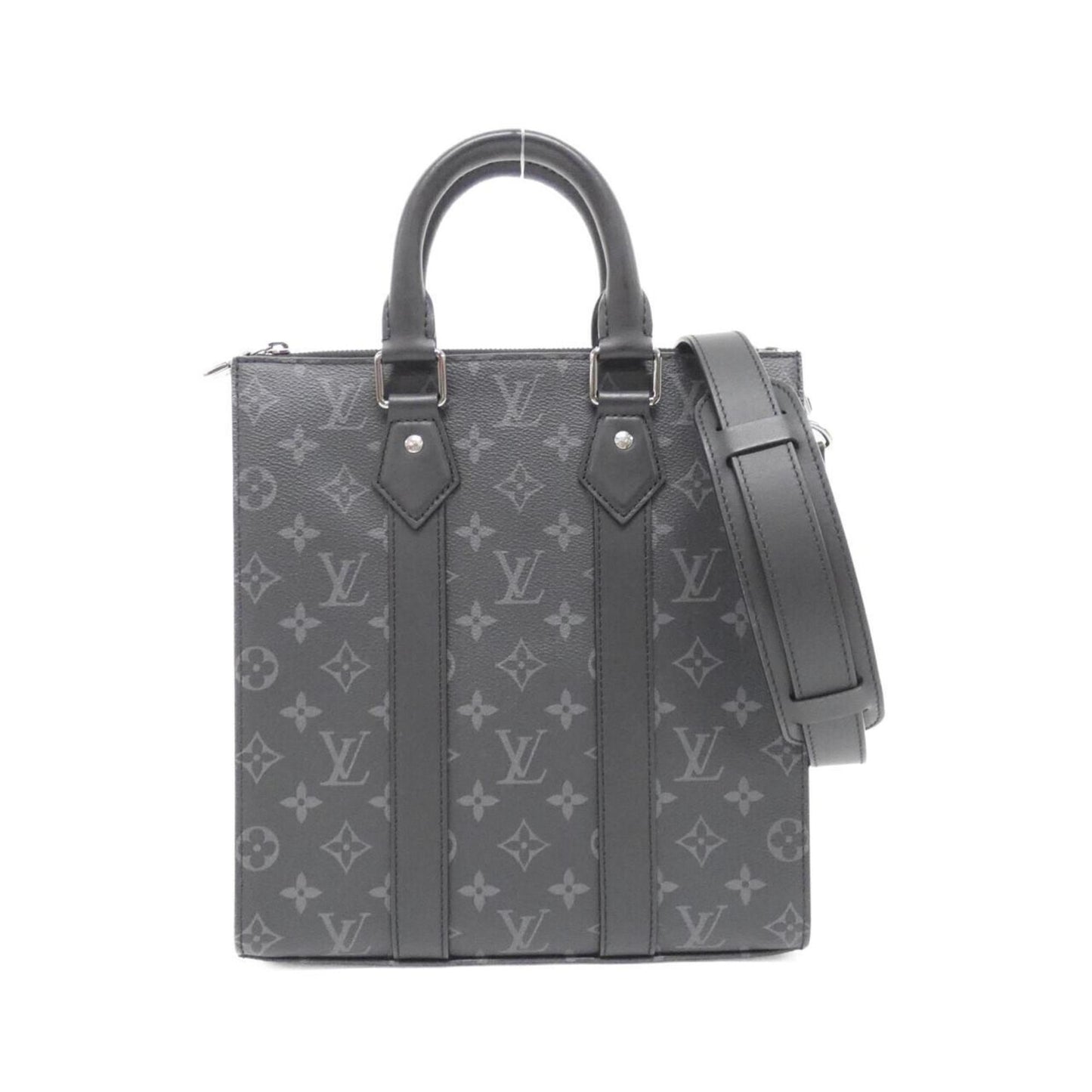 Louis Vuitton Black Canvas Sac Plat