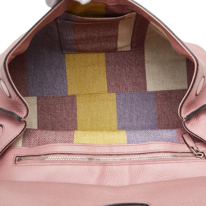 Gucci Pink Leather Bamboo Daily
