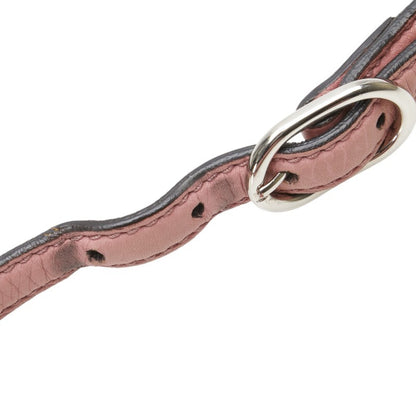 Gucci Pink Leather Bamboo Daily