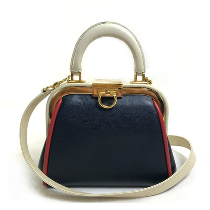 Dior Blue Leather Handbag