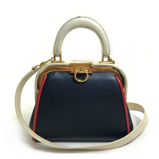 Dior Blue Leather Handbag