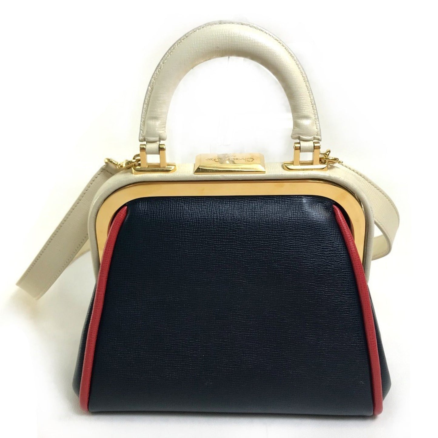 Dior Blue Leather Handbag
