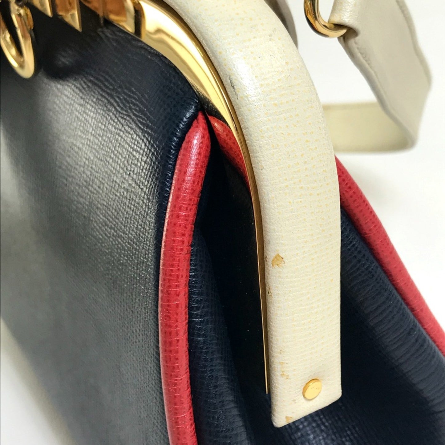 Dior Blue Leather Handbag