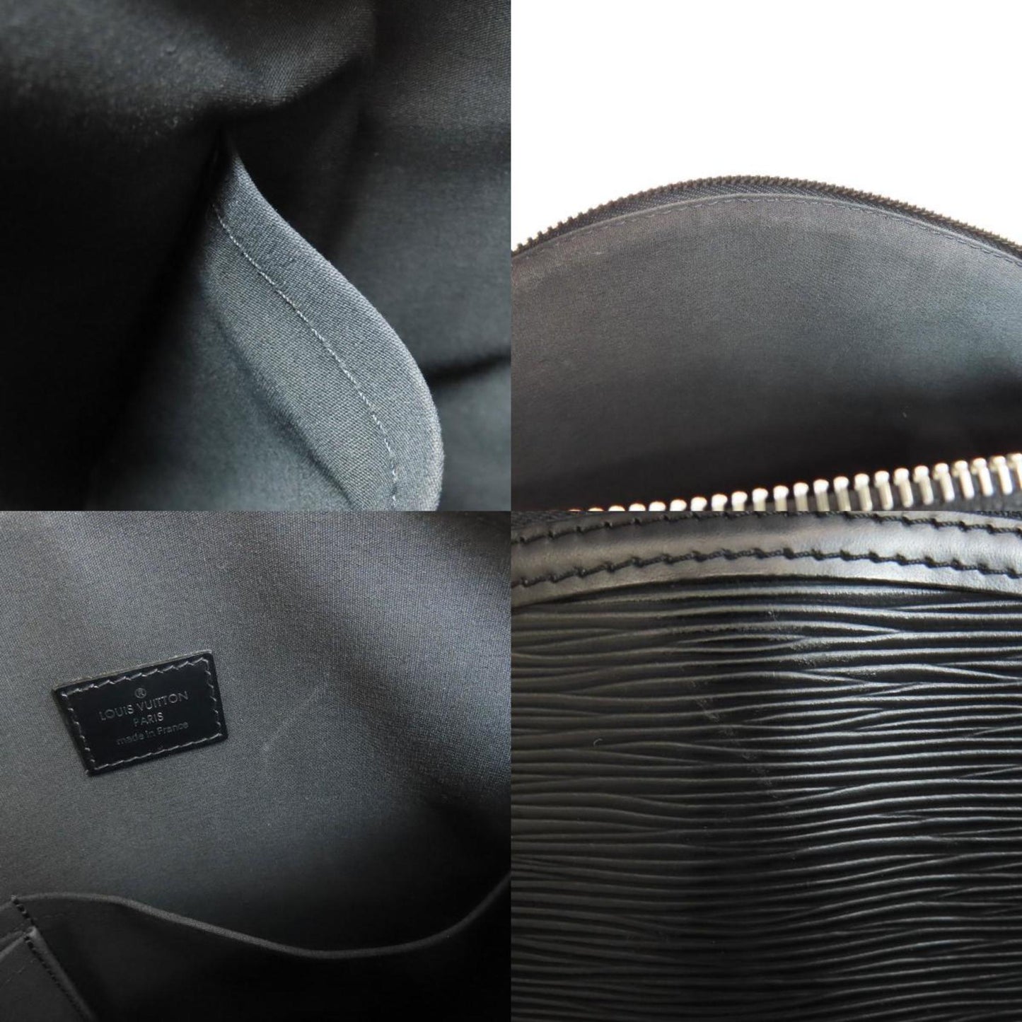 Louis Vuitton Black Leather Lockit