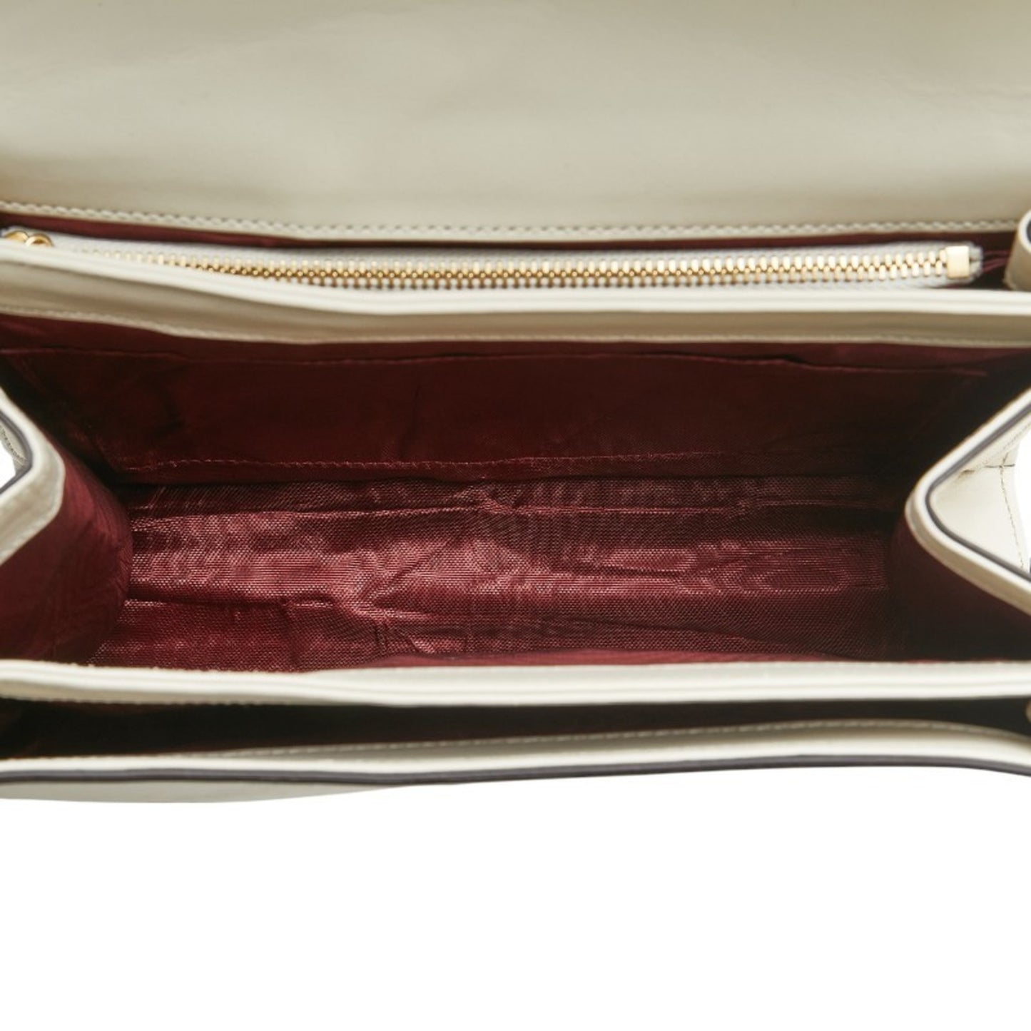 Gucci White Leather Zumi