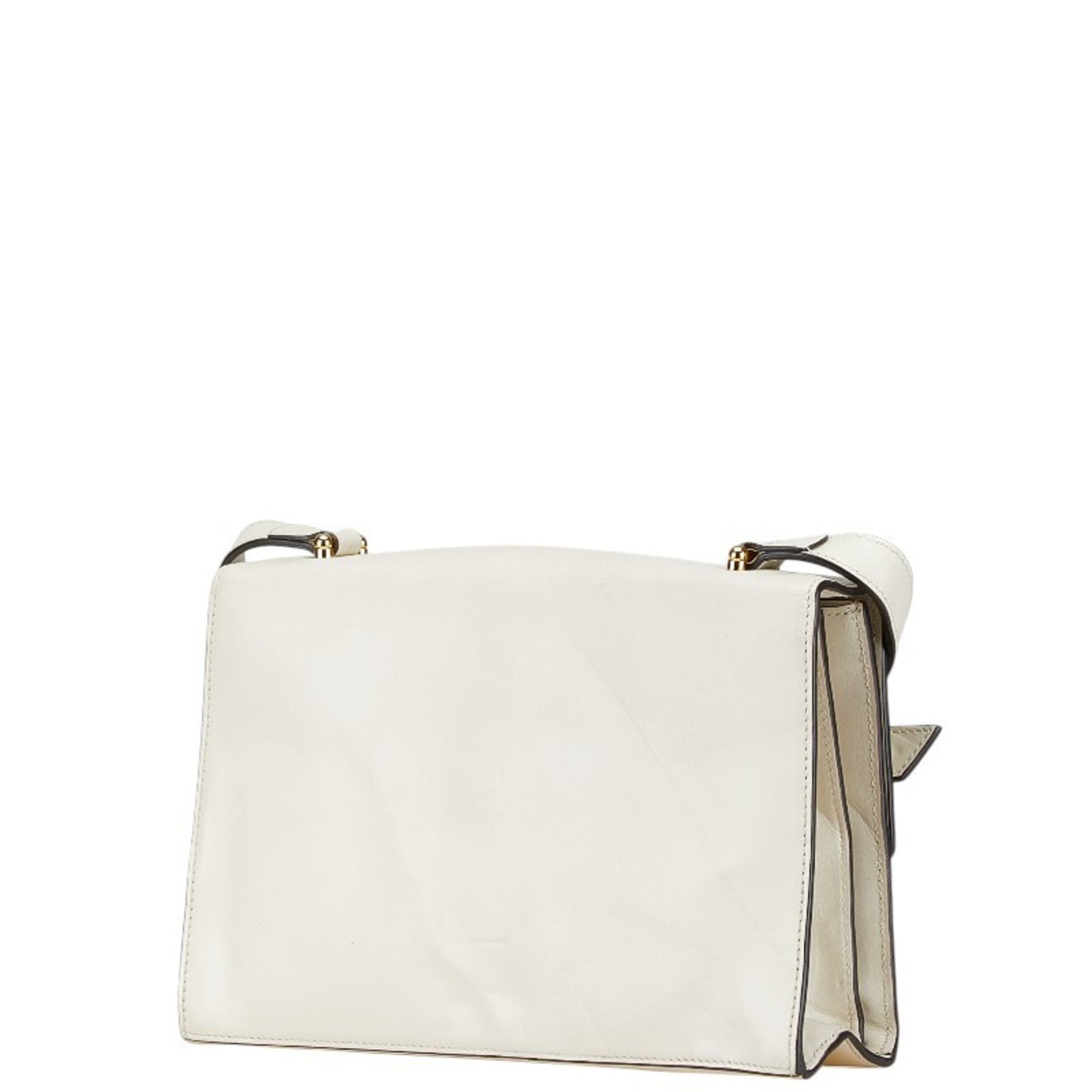 Gucci White Leather Zumi