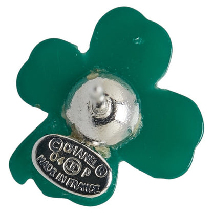Chanel Green Plastic Clover