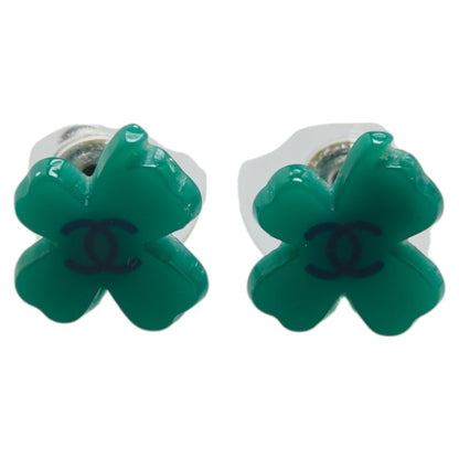 Chanel Green Plastic Clover