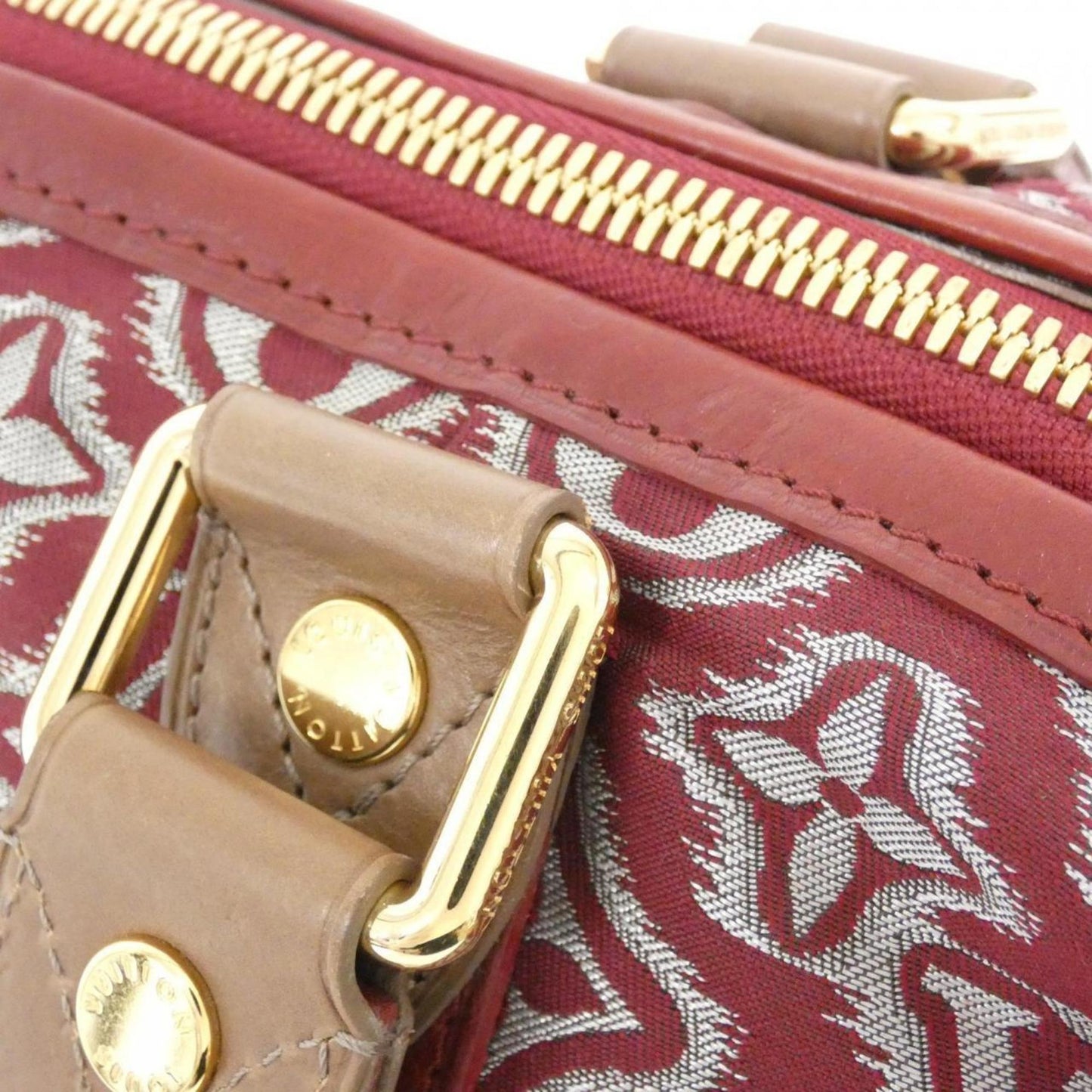 Louis Vuitton Red Canvas Handbag