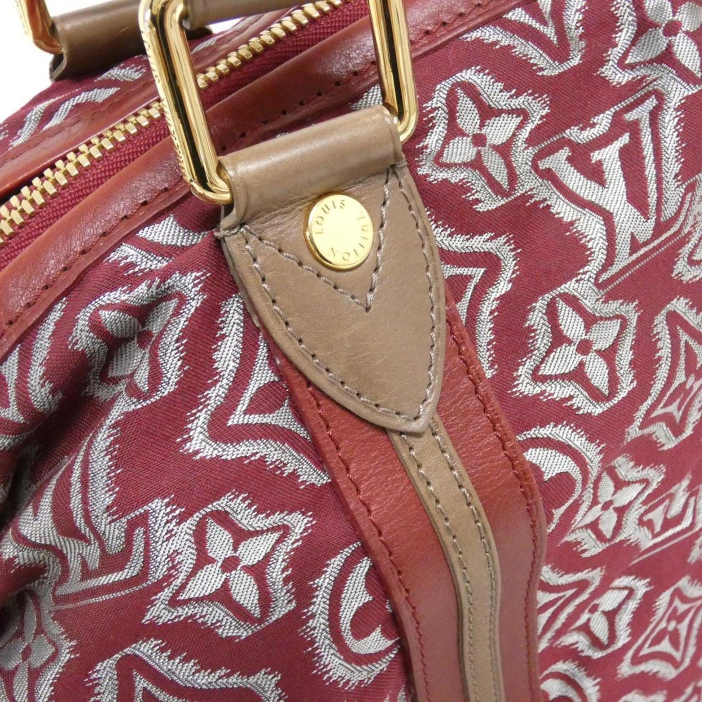 Louis Vuitton Red Canvas Handbag