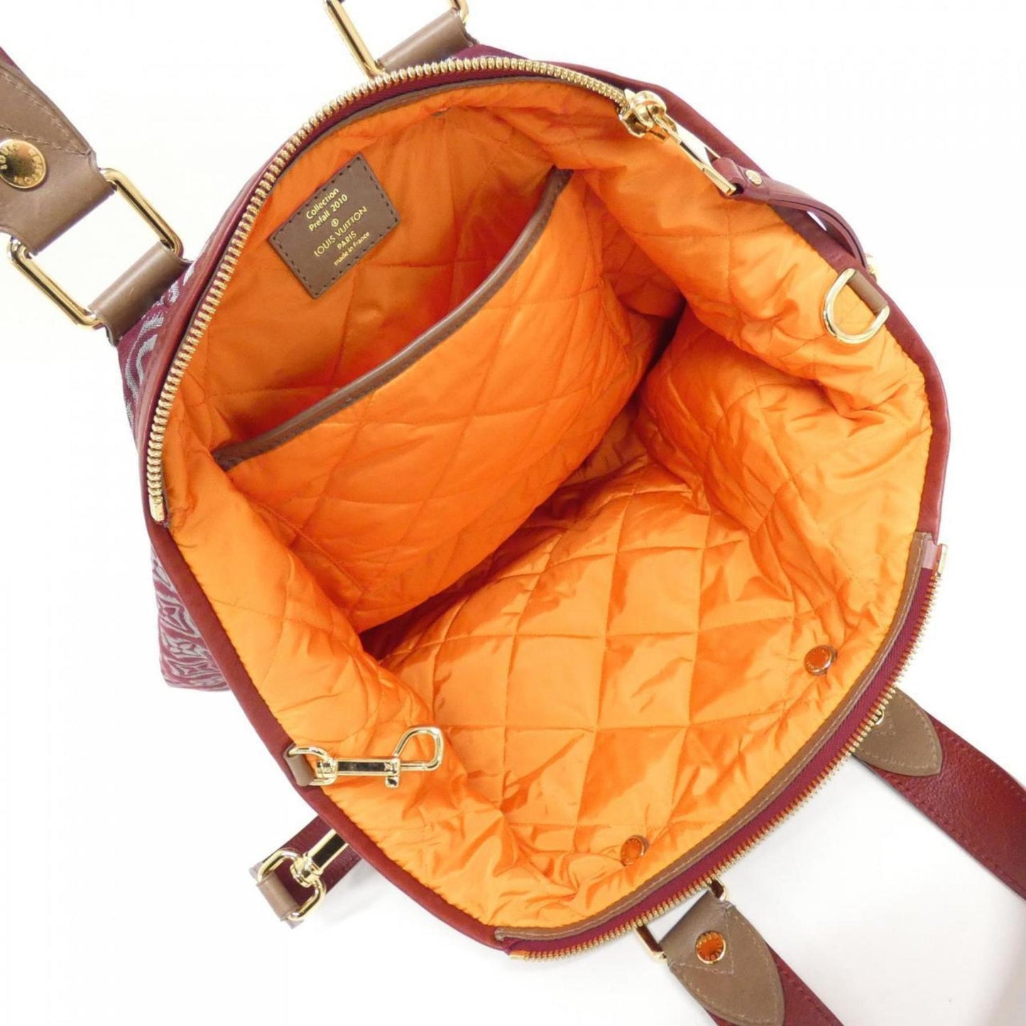 Louis Vuitton Red Canvas Handbag