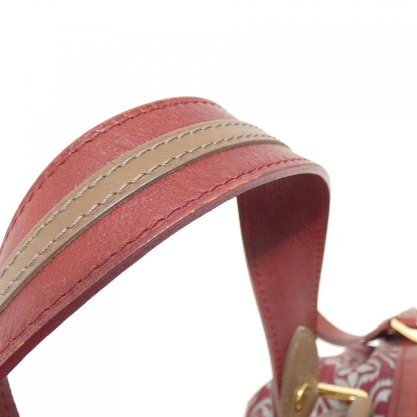 Louis Vuitton Red Canvas Handbag