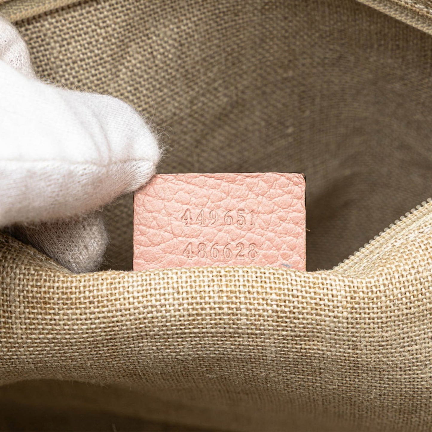 Gucci Pink Leather Interlocking G