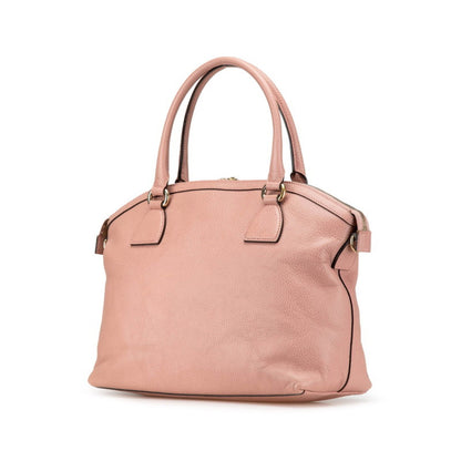 Gucci Pink Leather Interlocking G