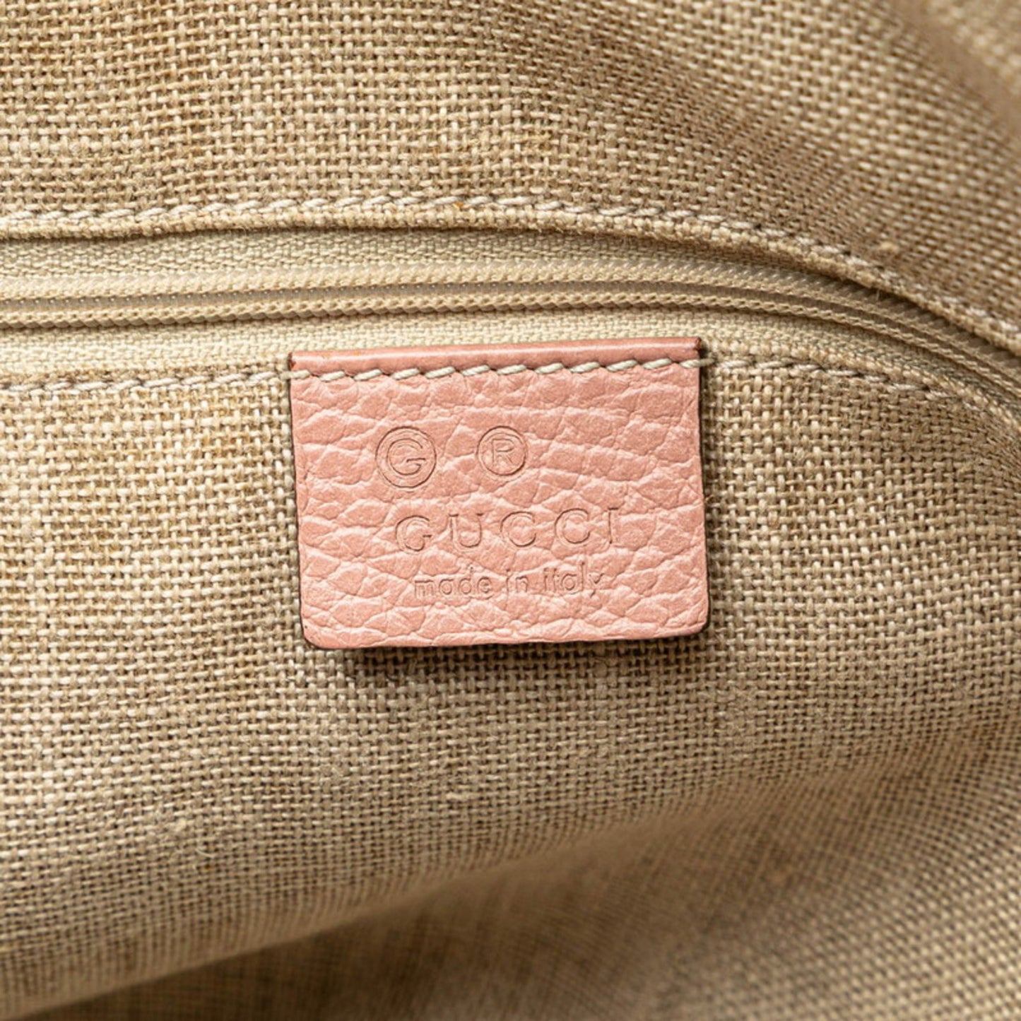Gucci Pink Leather Interlocking G