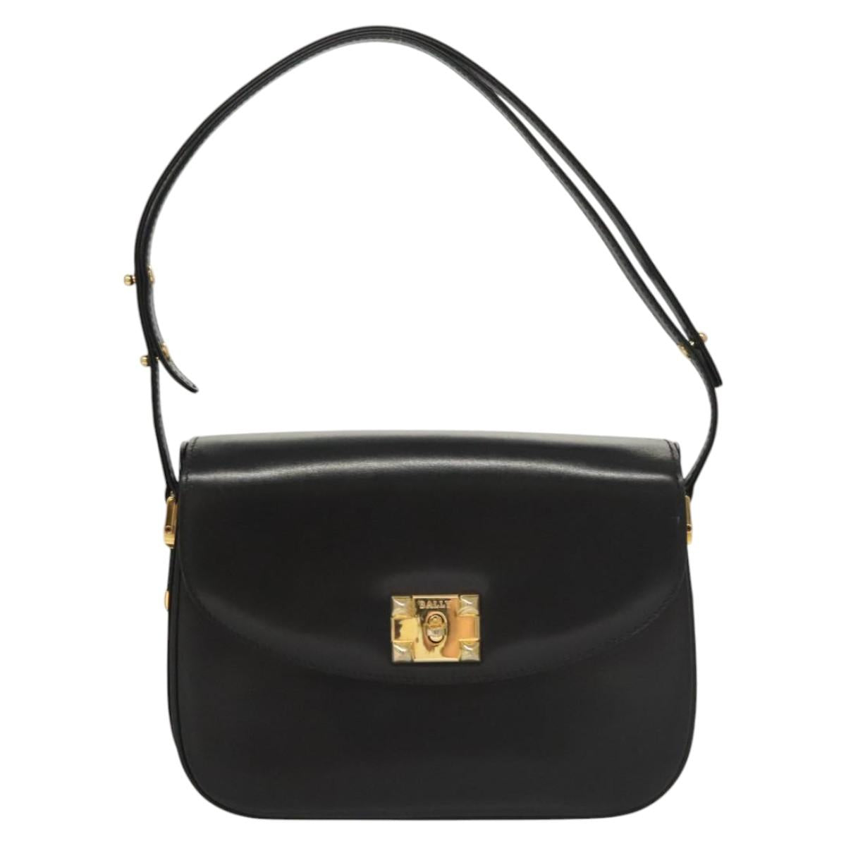 Bally Black Leather Shoulder