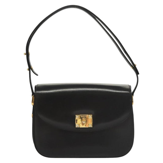 Bally Black Leather Shoulder