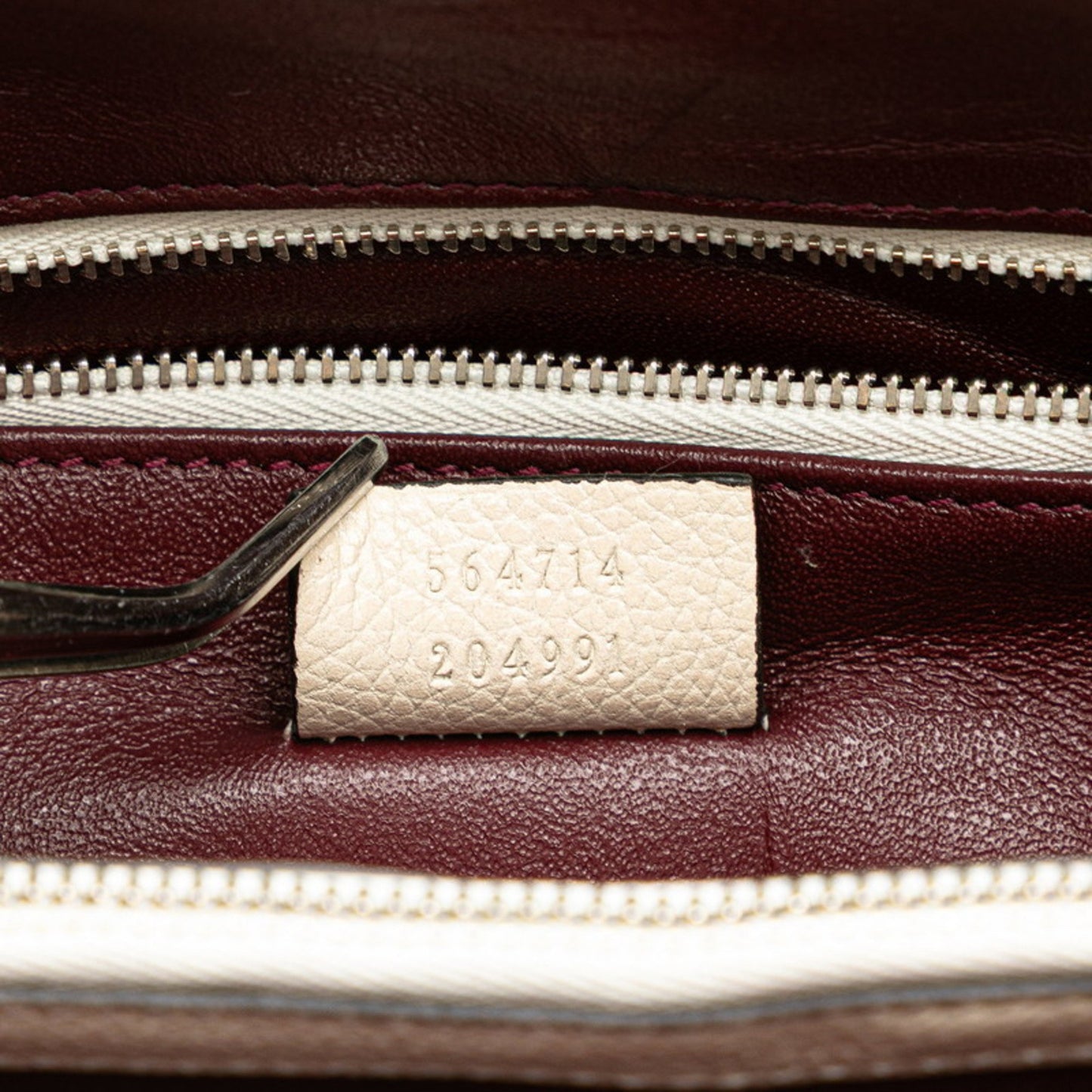 Gucci White Leather Horsebit