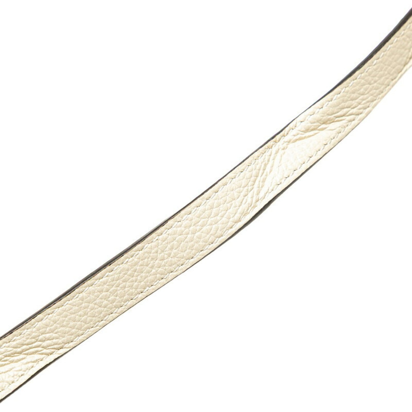Gucci White Leather Horsebit