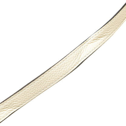Gucci White Leather Horsebit