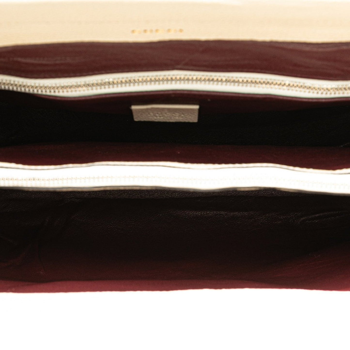 Gucci White Leather Horsebit