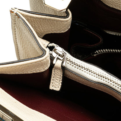 Gucci White Leather Horsebit