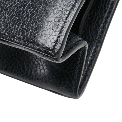 Gucci Black Leather Horsebit