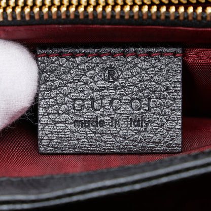 Gucci Black Leather Horsebit