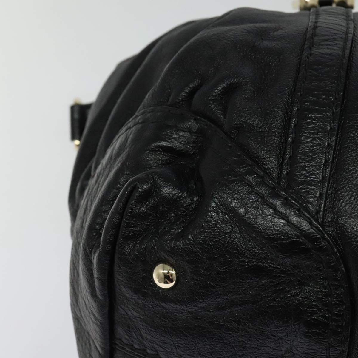 Gucci Black Leather Tote