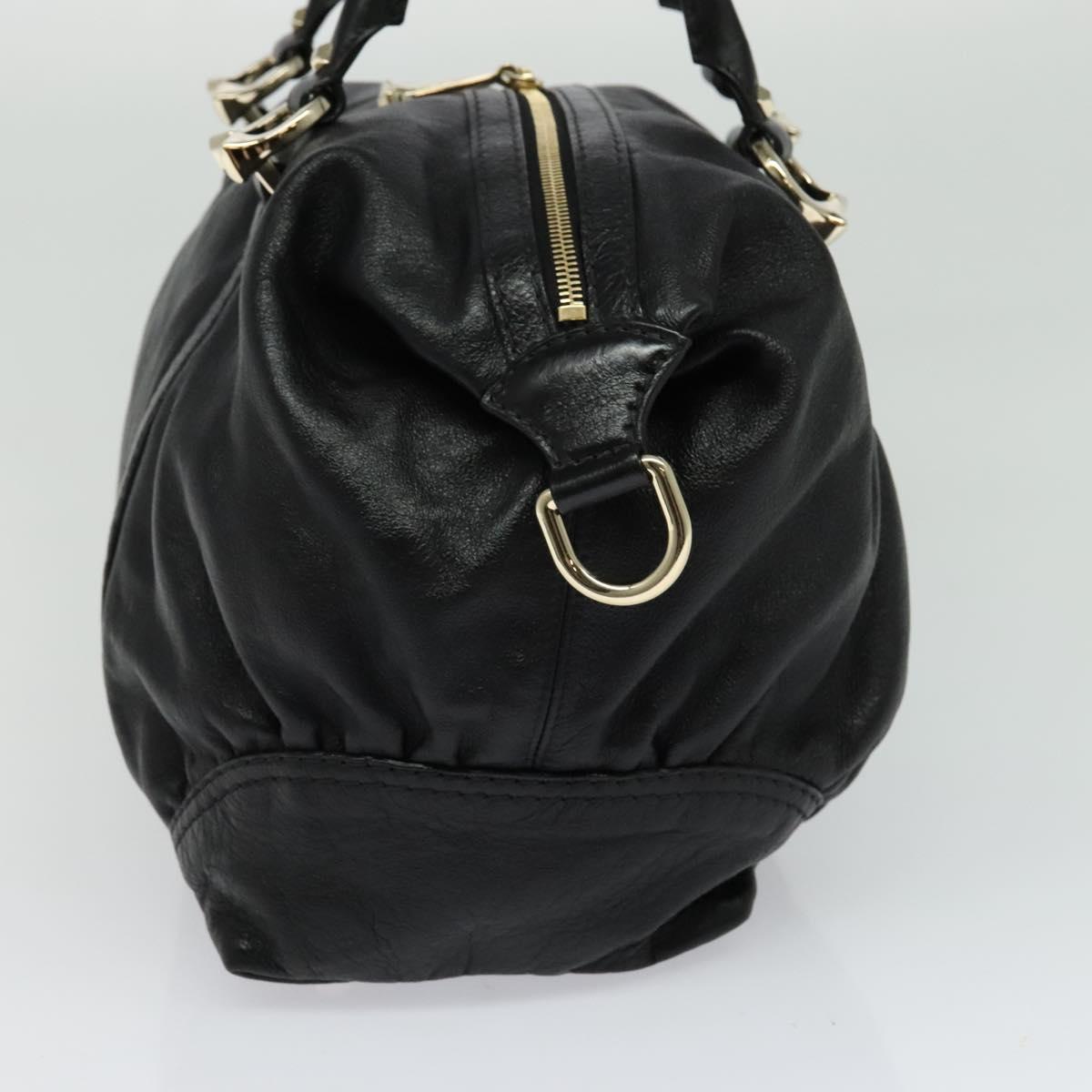 Gucci Black Leather Tote