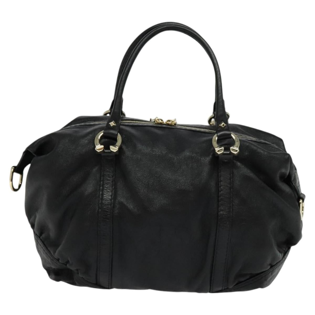 Gucci Black Leather Tote